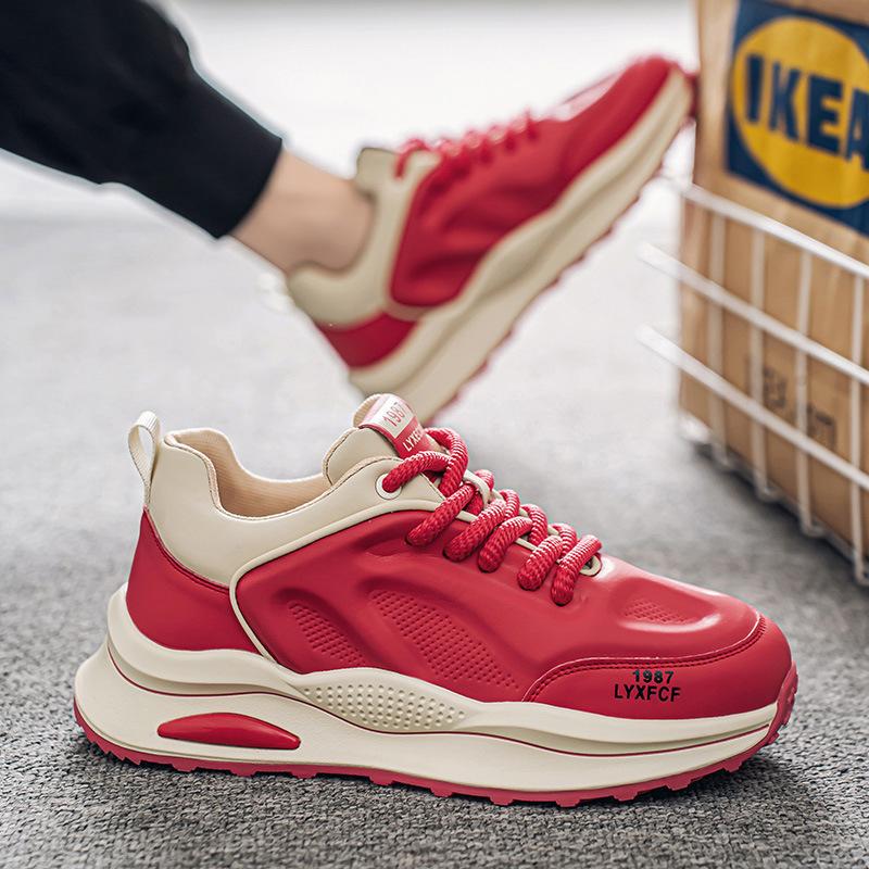 Men's Match Sneakers Breathable Lightweight Casual Sports Shoes Comfortable Non-slip Footwear