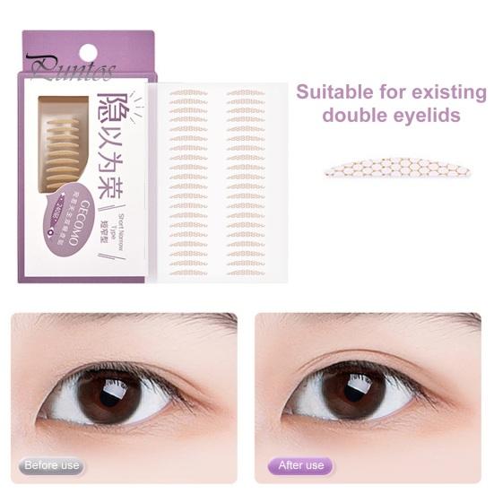 1 Box Natural Double Eyelid Tape Super Sticky Long-lasting Invisible Stickers for Realistic Eyelid Lifts Glue-free Eyelid Lifter Beauty Sticker
