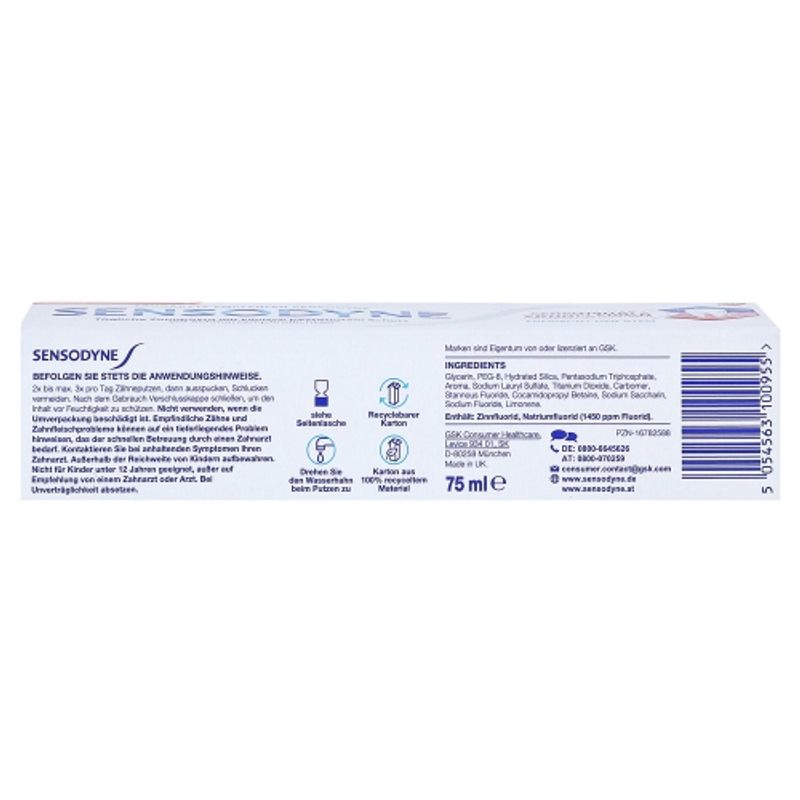 Sensodyne Sensitive Gum Toothpaste 75ml