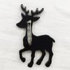 Blucome Christmas Anime Brooches Cute Cartoon Sika Deer Men's Brooch for Christmas New Year Gift
