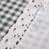 Plaid Print Small Fresh Pastoral Tablecloth Tablecloth Household Cover Towel Lace