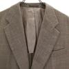 Lanvin 90s Wool Old Check Pattern Suit Setup ST50-56 Gray Men's Used