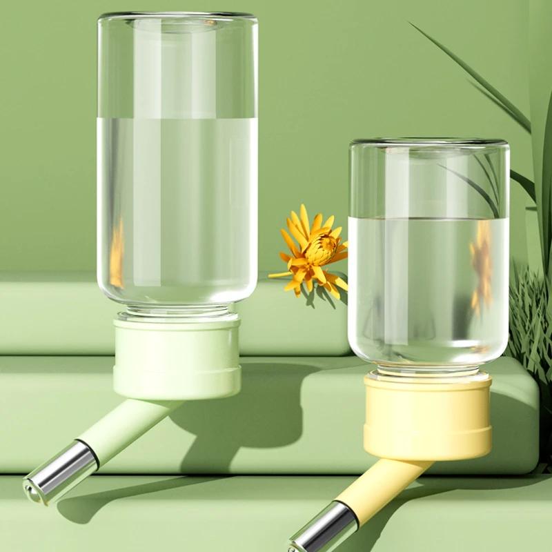 Automatic Hamster Ball Bird Water Drinker Fountain Small Pet Guinea Pig Rabbit Kettle Bottle No Drip Hanging Water Dispenser