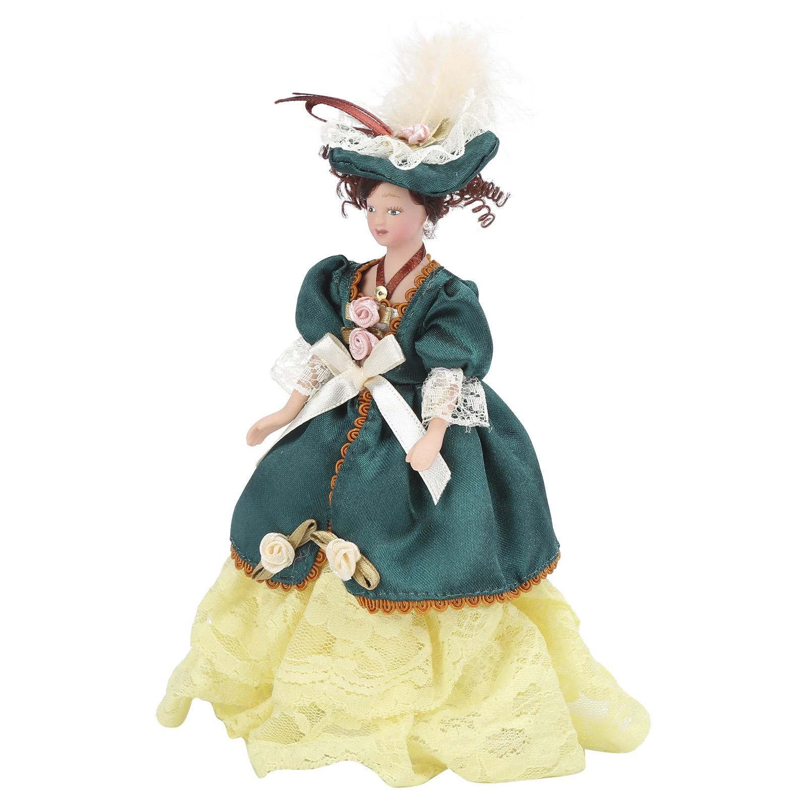 

1 12 Doll House Victorian Lady Women Miniature Porcelain Dolls Doll House Decoration