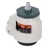 Leveling Stem Caster Adjustable Height M12 Threaded Rod Workbench Rotating Caster with 62mm Wheel