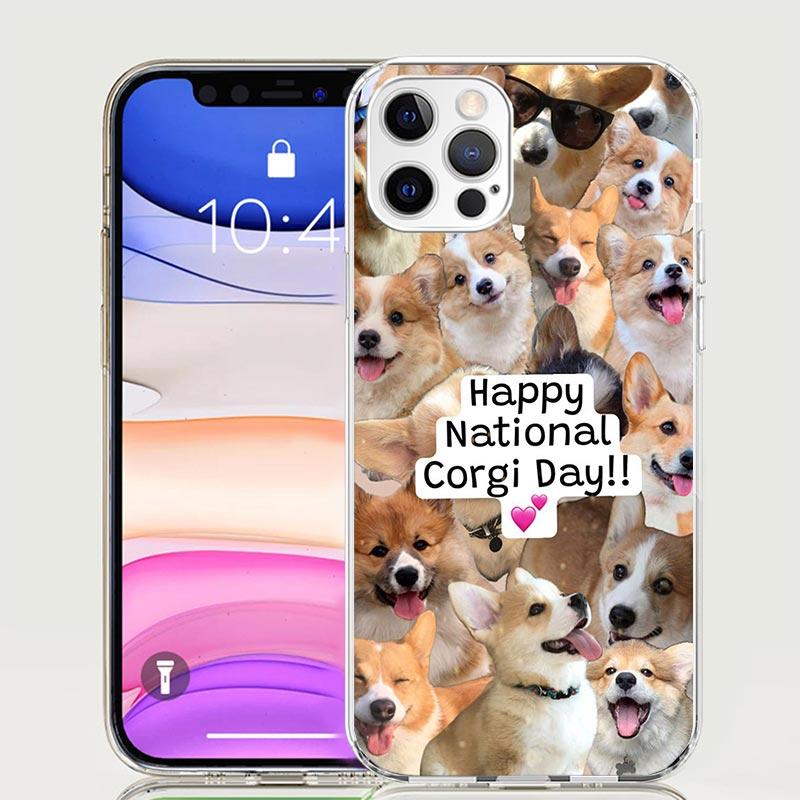 

Cute Lovely Corgi Dogs Phone Case For iPhone 17 Air 16 15 Plus 11 14 Pro Max 13 Mini 12 7 8 + SE Pattern Art Customized Cover 17 iPhone 11