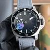 Panerai High Fat Da Hai 44mm Automatic Men's Watch with Canvas and Rubber Strap.