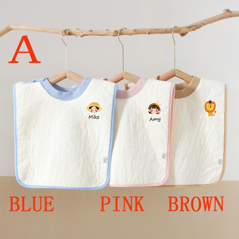 Infant Shining Children Wash Towel Baby Face-Towel Square Bib Adjustable Water-proof Toothbrush Towel Kids Wipes Wash Cloths