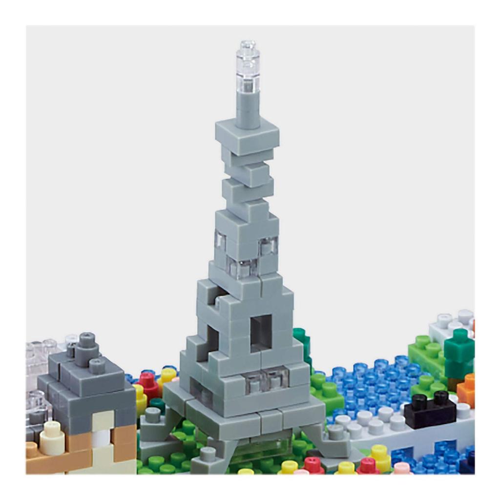 Kawada Nanoblock Paris 1620 dílků Interiérový koníček pro děti od 12 let NB-047