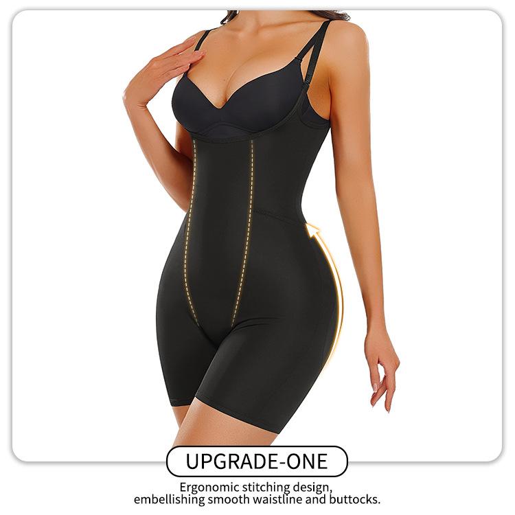 Step-in Back Closure Butt Lifter Spaghetti Strap Full Body Shaper, Tummy Control Body Shaping Bodysuit for Women