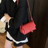 Korean version of simple and versatile women's messenger bag 2025 summer new commuter shoulder bag fashionable small square bag