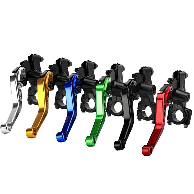 Universeller 7/8" 22mm CNC Aluminium Bremskupplungshebel Hydraulischer Hauptbremszylinder für 250cc-500cc Dirt Pit Bike Motorradteile