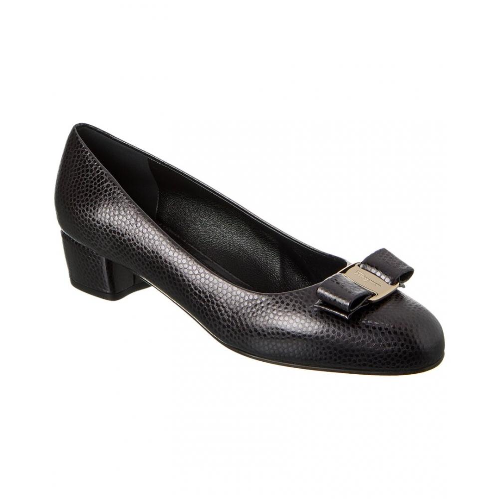 

Salvatore Ferragamo Кожаные туфли Ferragamo Vara Manta черный