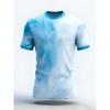 Men's Fashion 3D Printed Men's T-Shirt Round Neck Short Sleeve Trendy Street Wear