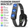 Fashion Rhinestone Smart Bracelet Health Tracker Sleep Heart Rate Monitor Sport Band Smart Watch 1ATM Waterproof For Android IOS