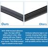 BFXM 4Pcs Wiper Blade Refill, 28 Inch DIY Adjustable Wiper Blade Refill | Universal Replacement for Front and Rear Windshield Wiper Baldes Rubber