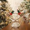 Sequins Plush Mushroom Bell Korean Style Hairbands Women Hair Hoops Elk Antler Christmas Headbands