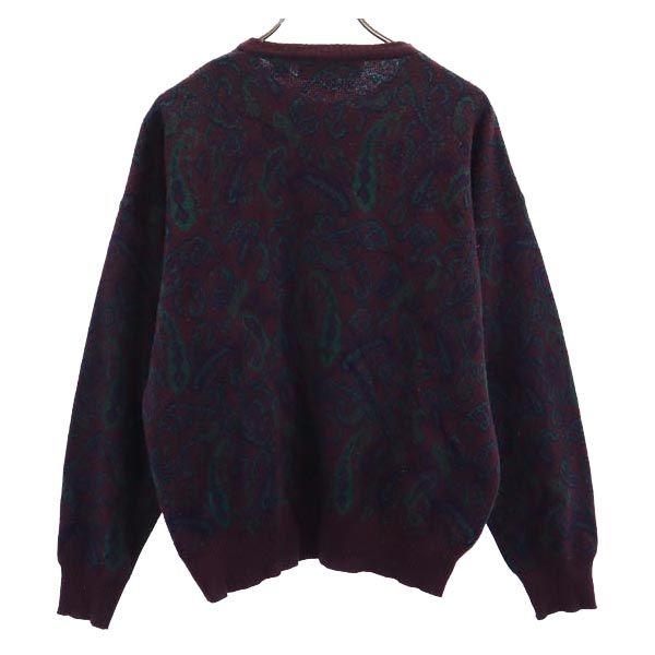 JOHN ASHFORD 90s Wool blend Made in Italy Overall handle Long sleeve sweater Men's Used