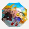 1pc My Hero Academia: Izuku Midoriya & Katsuki Bakugo Outdoor Umbrella - Automatic Opening/Closing, Portable 3-Fold Design with Iron Frame - Perfect G