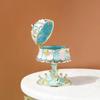 Hand-Painted Enamel European Style Jewelry Case Home Storage Ornament  Complex Jewelry Box