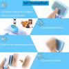 Dog Brush, Cat Brush, Pet Brush, Hair Remover, Pet Brush for Long and Short Hair, Clean Pet Hair from the Brush with One Button, Blue