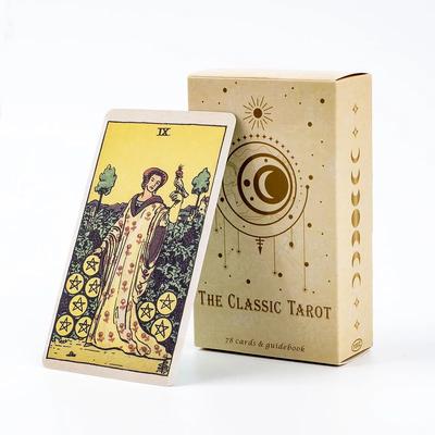 The Classic Tarot Cards Deck 78Pcs for Beginners Fate Fortune Telling Party Tabletop Board Game Toy