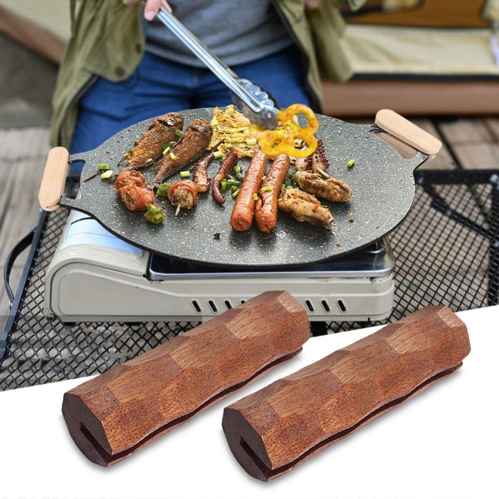 2Pcs Anti Scald BBQ Plate Handle Burn Protection Insulated Grips Grill Pan Handle Skillets Pots