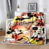 1pc, Disney Home Decor: Cozy Mickey & Minnie Mouse Flannel Throw Blanket Perfect Gift for Bedroom, Living Room, Travel, Camping, Car