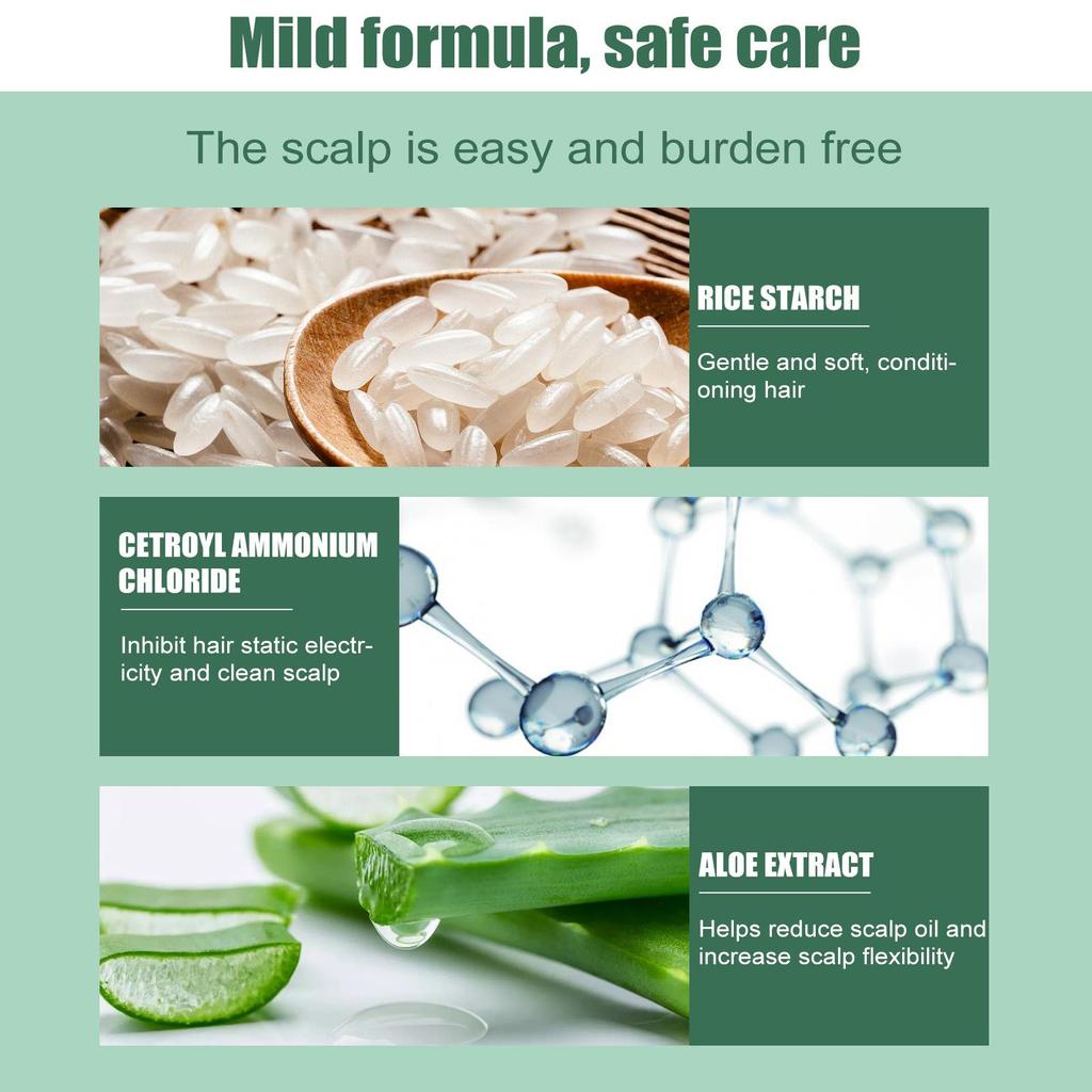 Spray para cabello seco sin enjuague de 100ml, esponjoso para cabello perezoso, Control de aceite, espray esponjoso con sensación de aire, para todo tipo de cabello