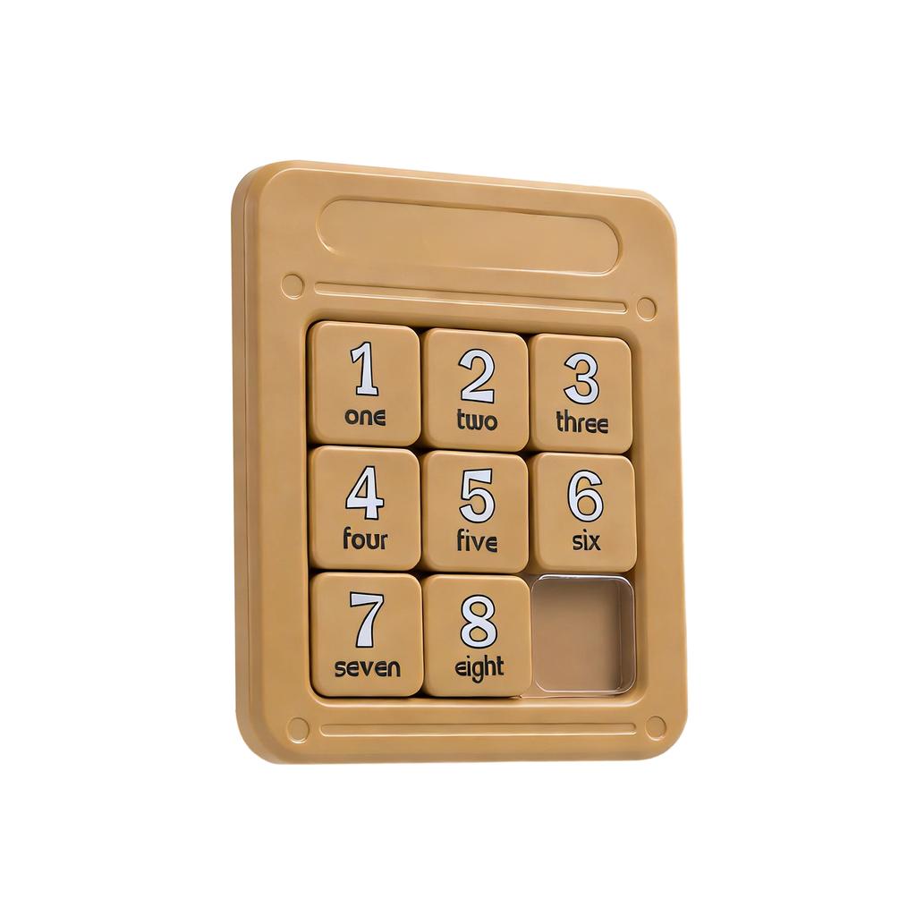 Magnet Number Huarong Road Colorful Intelligence Toy; Brain Training Development Game Nine- Puzzle Toy