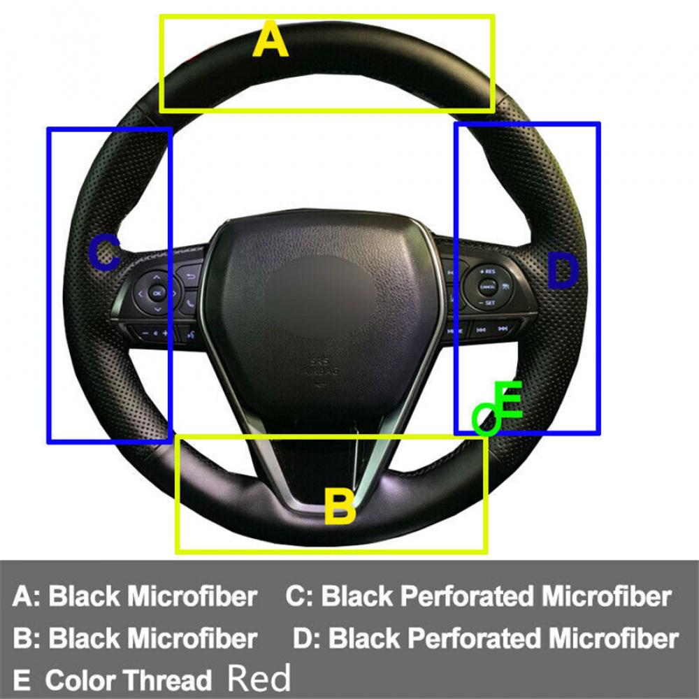 Hand Sewing Steering Wheel Cover For Toyota Camry 18-19 Avalon 18-2020 RAV4 2019