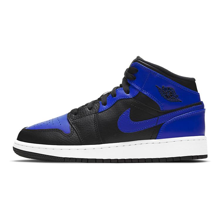 

New Jordan 1 Mid Hyper Royal GS 554725-077 36.5