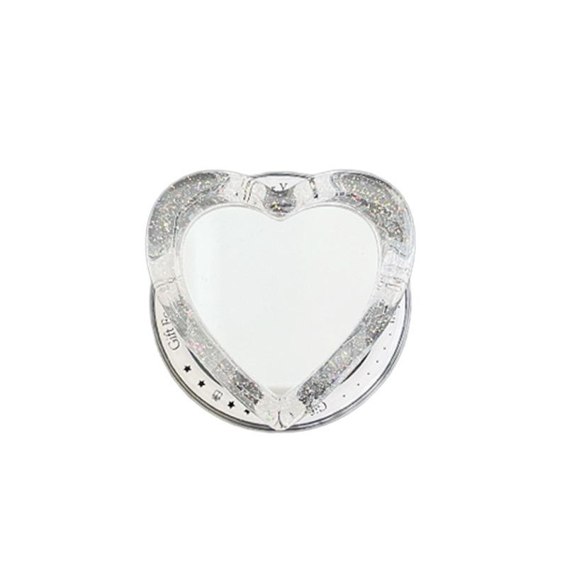 Magnetic Magsafe Mobile Phone Airbag Holder Wind Flash Powder Sequins Love Mirror Sticker Portable Makeup Mirror