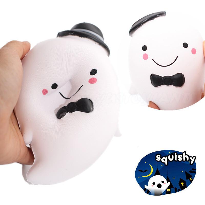 Emotional Visual And Intellectual Development Pu Foam Squishy Ghost Toy For Boys And Girls