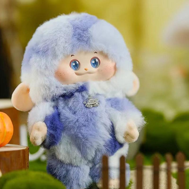 Slepá krabička Pimomo plyšová série Roztomilá vinylová panenka Taška Originální přívěsek Krabička Hračka Stolní ozdoba Sběratelská Dětské překvapení Tajemné dárky