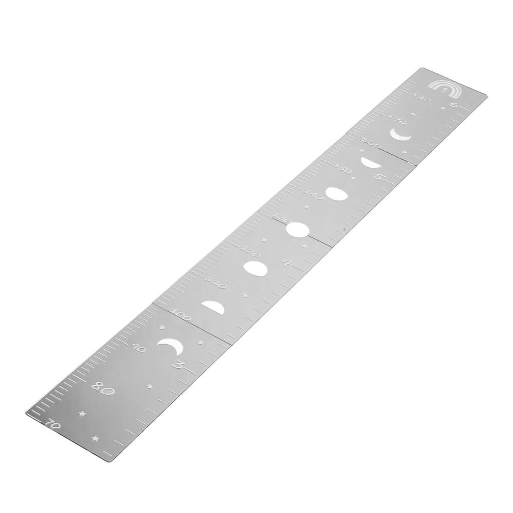 Wachstumsdiagramm Spiegel Mehrzweck Acryl Bruchsicher Flexibel Höhenmesslineal für Wand