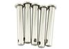navire pieces Stainless steel round head pins set for connecting agricultural and [3-size set] (5 each) & R-pins (20 pieces) machinery, tractors,