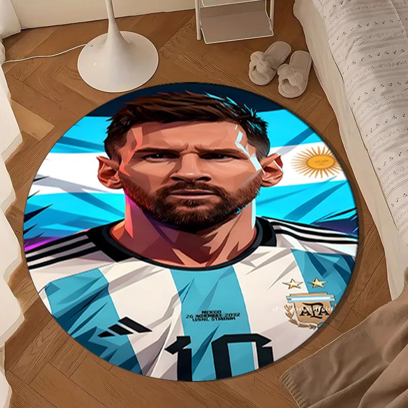 Goat Argentina Legend Mei-ssi Round Mat Home Decor, Chair Rug For livingroom,Bedroom, Doormat Home Decor Birthday Gift Christmas Gifts
