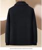 Men's Winter Fleece-Lined Corduroy Jacket with Shearling Collar - Warm Casual Coat for Middle-Aged and Older Men
