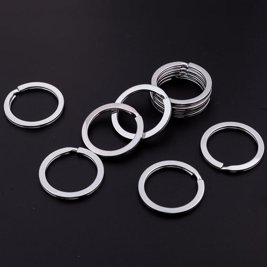 10 Stück Schlüsselanhänger Schmuckherstellung Basteln Metall DIY Schlüsselanhänger Rucksack Geldbörse Anhänger Schlüsselring Handgefertigt