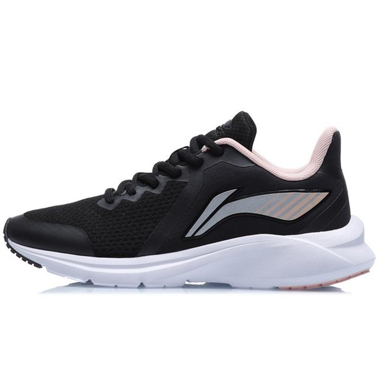 

Li Ning Cushioning Low top Running Shoes Women s Black ARHQ334-4 37