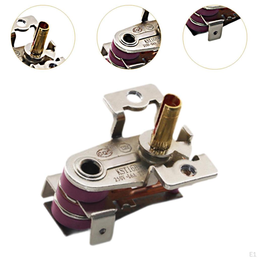 Thermostat Switch Thermal Control Spare Parts Sturdy Replacing Electric Oven M4 Screw