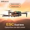 D10 Drone HD Gradient flowing light Aerial Photography Dual-Camera Omnidirectional Obstacle Avoidance Brushless Drone