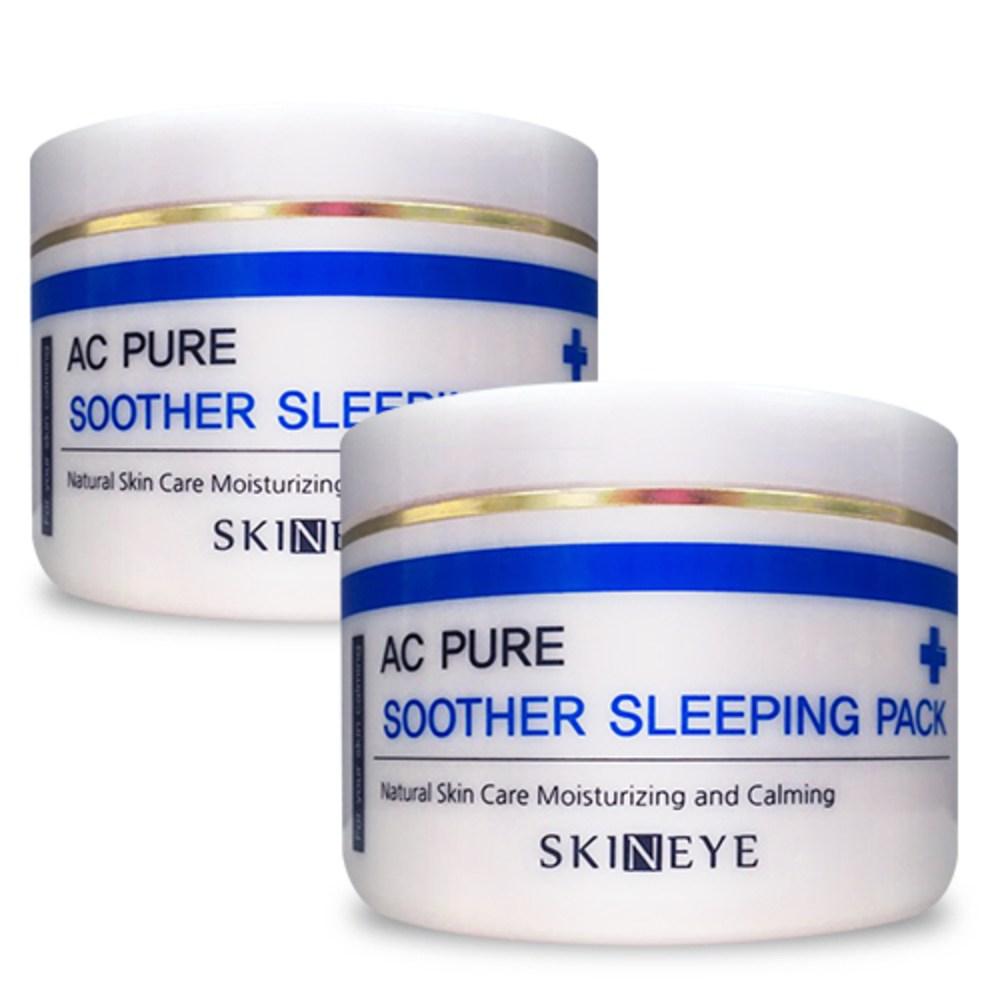 

Skin Eye AC Pure Soother Sleeping Pack, 120ml, 2 packs