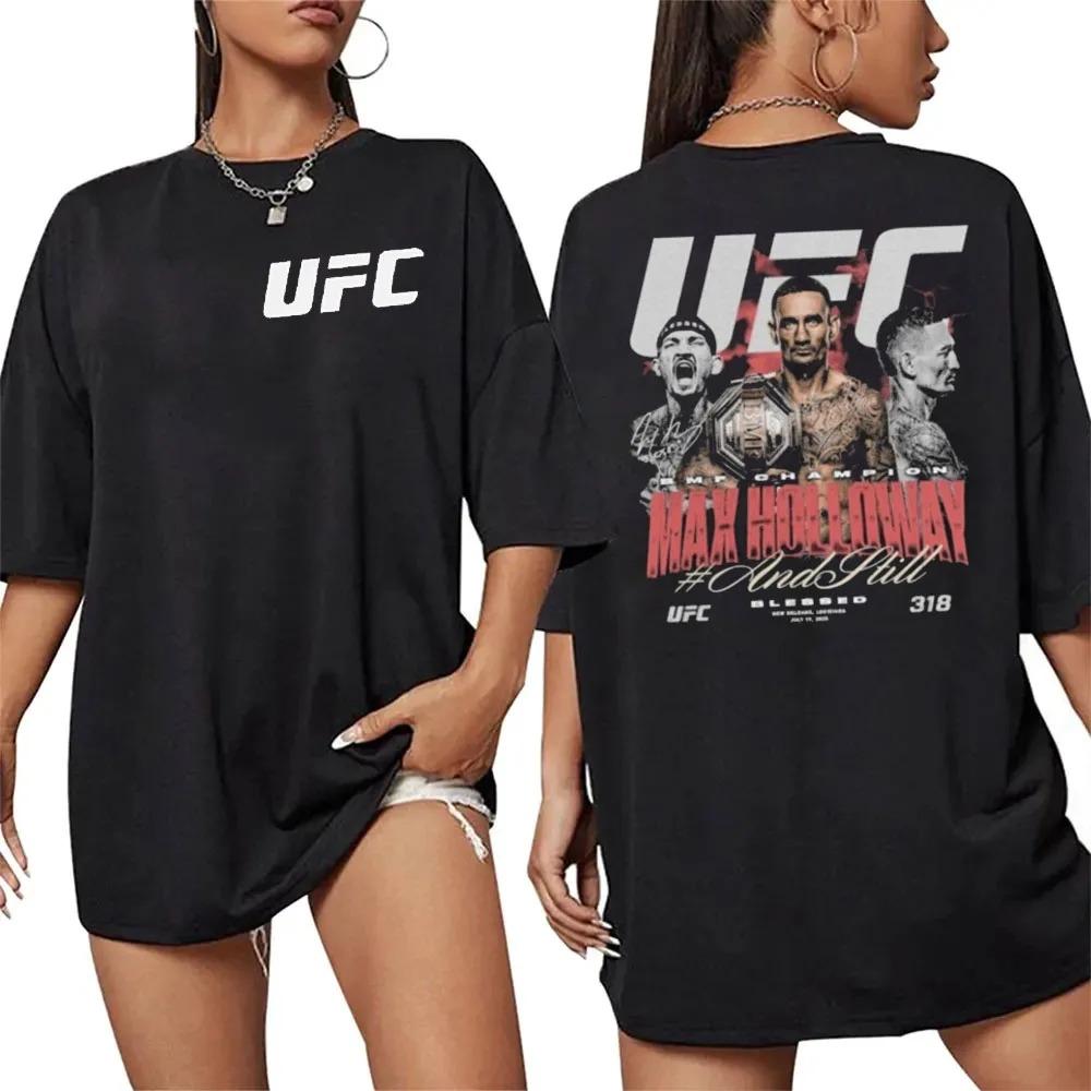 

Чарльз Олівейра Бронкс UFC Двостороння Оверсайз Футболка, Графічна Футболка Бійця ММА, Унісекс Повсякденний Верх L бежевий