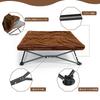 UNP Dog Cot Pet Cot Dog Bed Foldable Cushioned Washable Warm Outdoor Camping Bed Compact Storage Lightweight Breathable Small to Medium Dogs Cats Pet