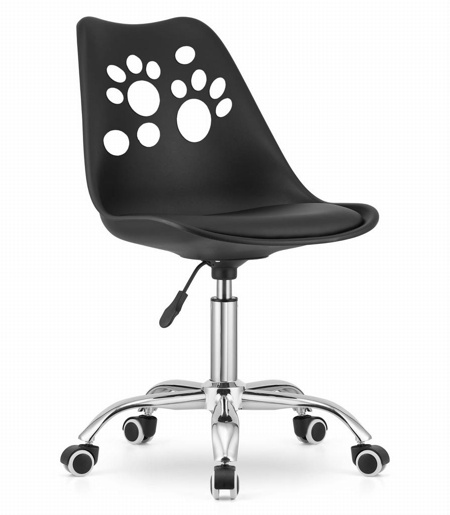 PRINT Swivel Chair - Black
