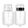 Manicure  Liquid 200mL Nail Polish Remover Pump Dispenser Container Clean Acetone  Empty Bottle