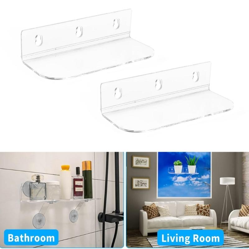 Indoor Plant Window Frame with Support Brackets Acrylic Shelf Accessory for Succulents and Hanging Planters Daily Use
