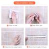 Kitchen Rail Rack Wall-mounted Tableware Hanger Hanger Hook Free Punching Kitchen Tools